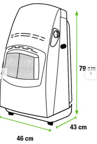 Estufa DeLonghi Llama Azul VBF2 4.2kW