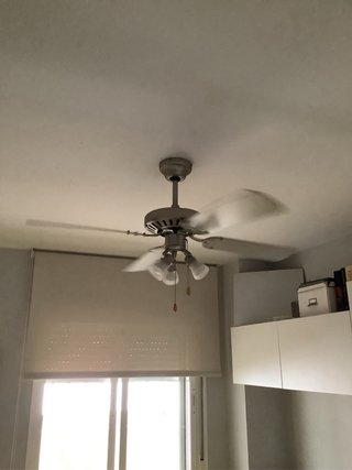 Ventilador de techo con lámpara 3 velocidades