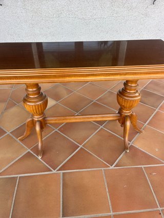 Mesa extensible vintage de madera