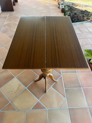 Mesa extensible vintage de madera