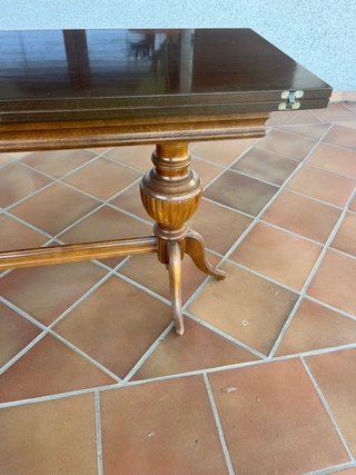 Mesa extensible vintage de madera