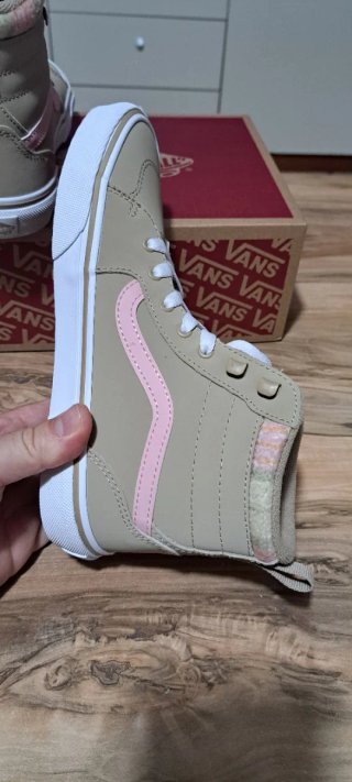 Scarpe Vans Junior Beige/Rosa