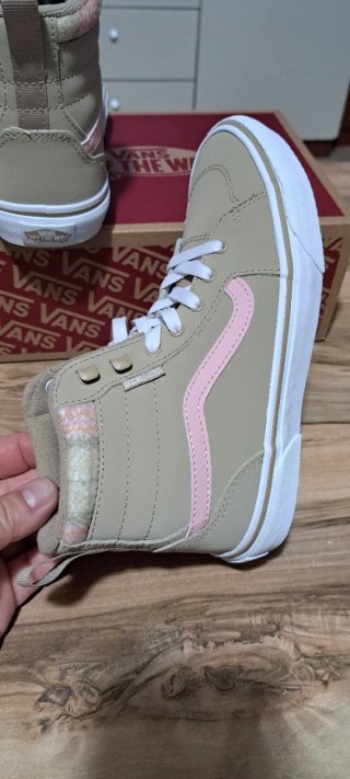 Scarpe Vans Junior Beige/Rosa