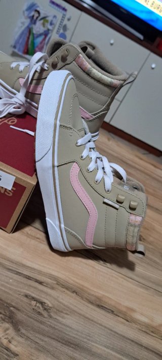 Scarpe Vans Junior Beige/Rosa