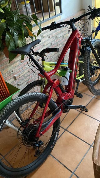 Scott Strike e-Bike Montaña Roja