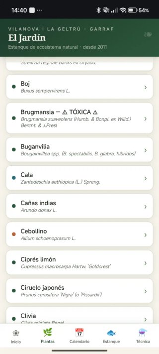 Organiza tus tareas para el jardín y estanque