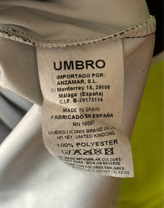 Camiseta Rayo Vallecano original Umbro 2022/2023