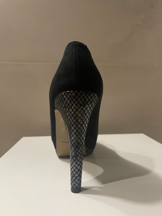 Zapatos negros tacón plataforma