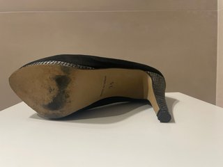 Zapatos negros tacón plataforma