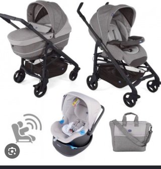 Carro Chicco Trio Love Gris