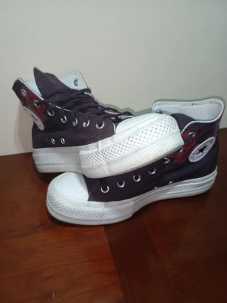 Converse Chuck Taylor All Star Morado Rojo