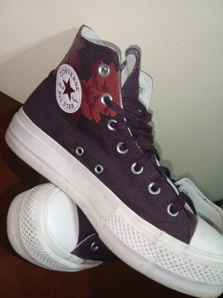 Converse Chuck Taylor All Star Morado Rojo