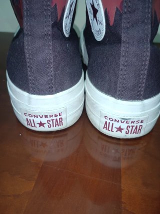 Converse Chuck Taylor All Star Morado Rojo