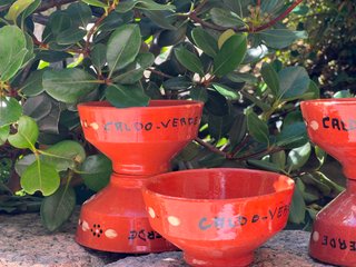 9 ciotole in ceramica portoghese per caldo verde