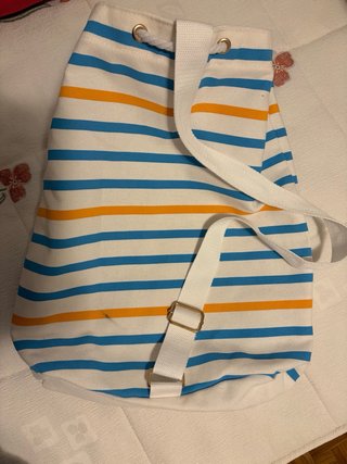 Bolsa de playa Rochas rayas
