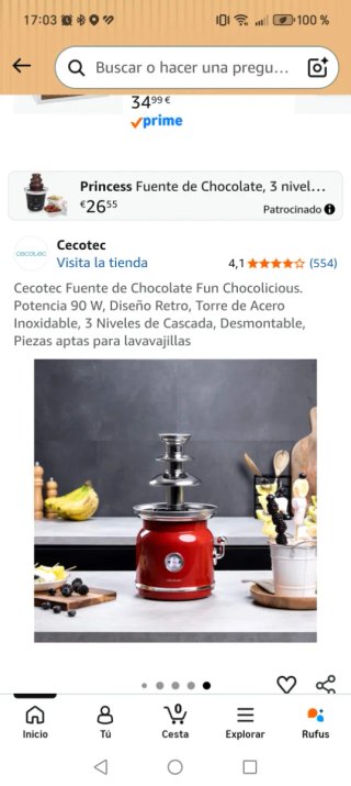 Cecotec Fuente Chocolate Fun Chocolicious