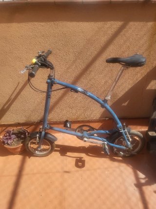 Bicicleta Plegable Ossby Curve Azul