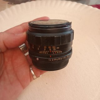 Konica Hexanon AR 57mm f1.4 objetivo