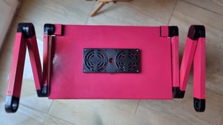 Mesa Portátil Refrigerante Ajustable Fucsia