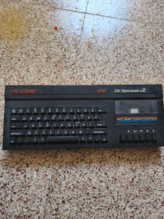 Ordenador Sinclair ZX Spectrum +2 128K