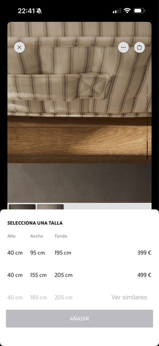 Estructura Cama Zara Home Madera