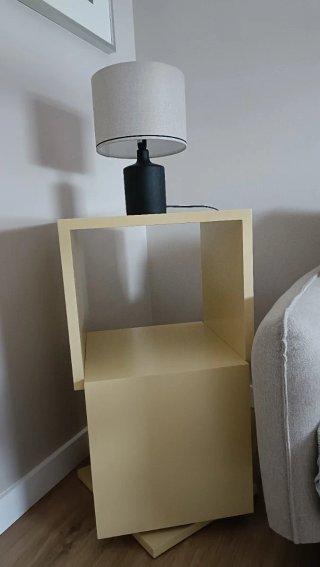 Estantería de pared + mesa giratoria