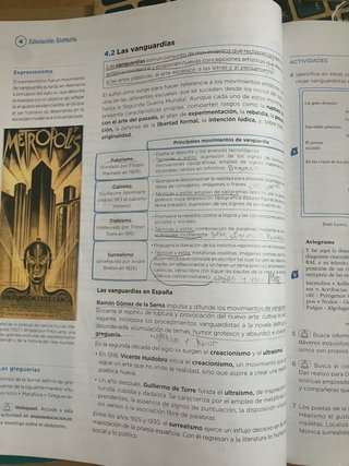 Lengua y Literatura, 4 ESO, Operación mundo