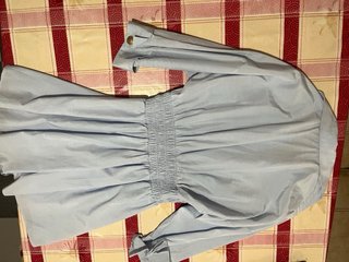 Vestido camisero Zara azul talla M
