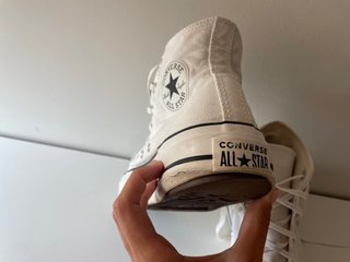 Converse All Star Blancas tela