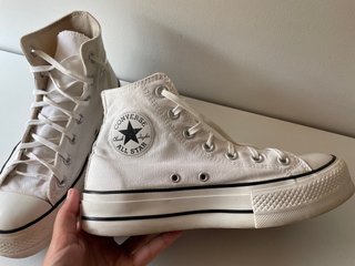 Converse All Star Blancas tela