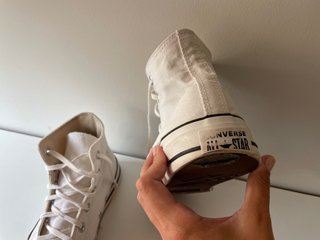 Converse All Star Blancas tela