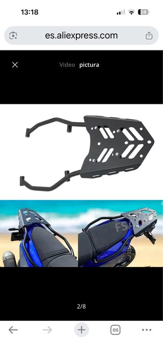 Portaequipajes Yamaha Tenere 700