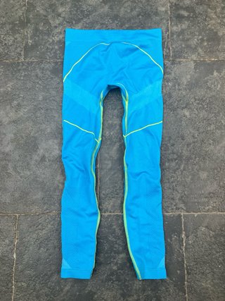 Pantaloni termici Reusch blu/giallo taglia S/XS