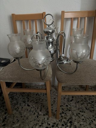 Lámpara araña 6 brazos