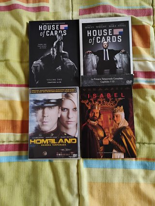 House of Cards, Homeland, Isabel DVD desde 3€