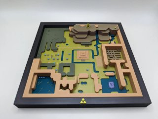 Mapa 3D Zelda A Link to the Past Mundo Oscuro