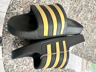 Adidas Adilette Aqua ciabatte donna nere oro 37
