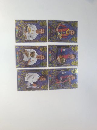 Lote cartas fútbol Messi y Cristiano Ronaldo