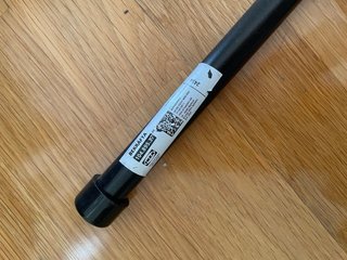 Barra Cortina Ikea Bekrafta 2cm Negra