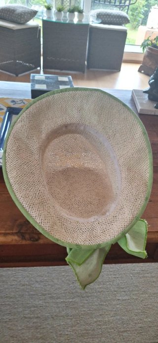 Pamela de playa beige y verde