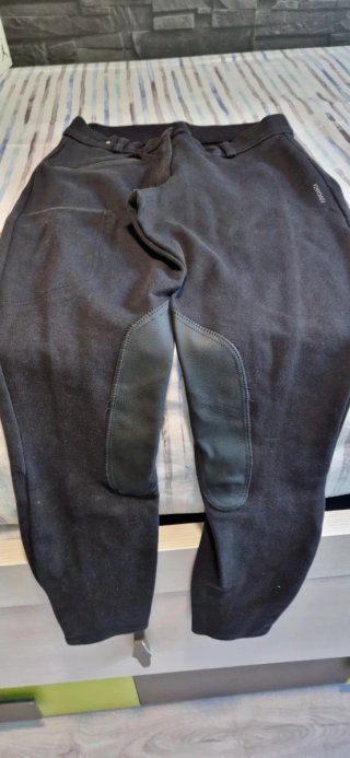 Pantalón de montar a caballo negro