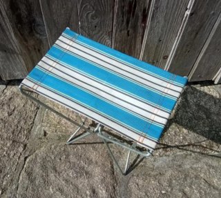 Taburete plegable vintage