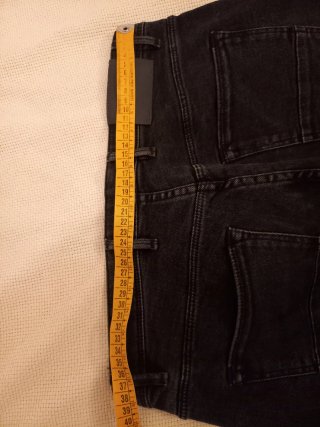Vaquero Massimo Dutti Negro Talla 38 Hombre