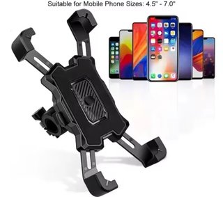 Soporte Móvil Manillar Bici/Patinete 360º