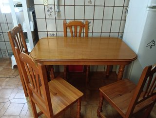 Mesa y 4 Sillas Provenzal