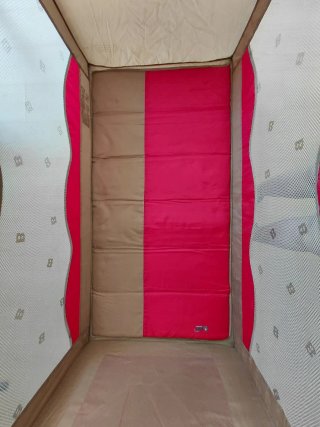 Cuna de viaje plegable con colchón