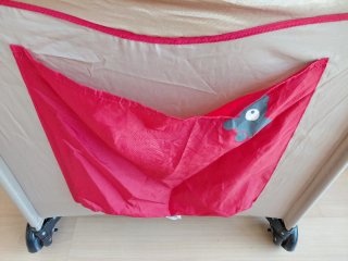 Cuna de viaje plegable con colchón