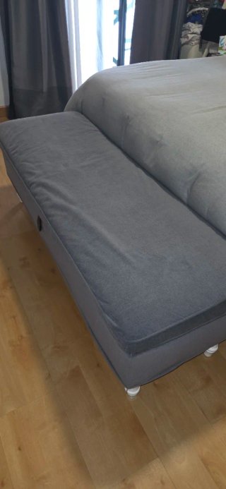 Banco almacenaje Ikea gris