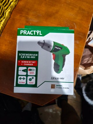 Destornillador Practyl 3,6V Ni-MH Nuevo