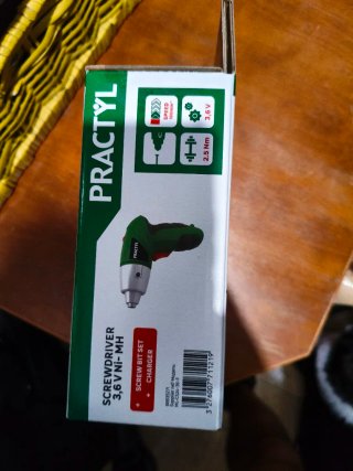 Destornillador Practyl 3,6V Ni-MH Nuevo